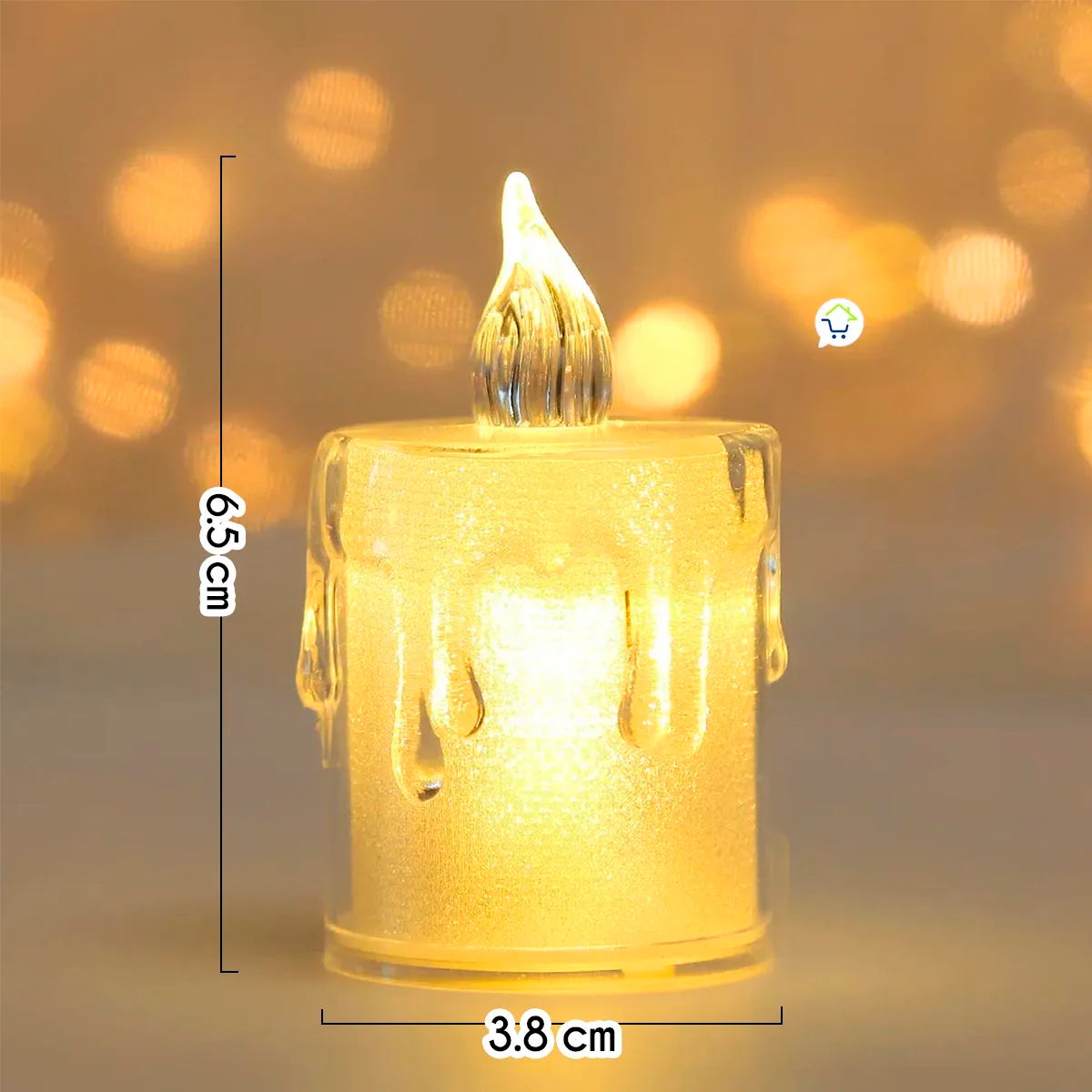 Set de velas led x 24 o x 12 unidades