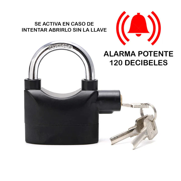 GuardSafe® Candado de seguridad con Alarma